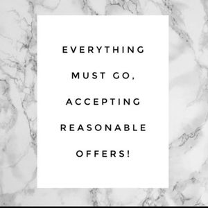 Accepting Resonable Offers!!!